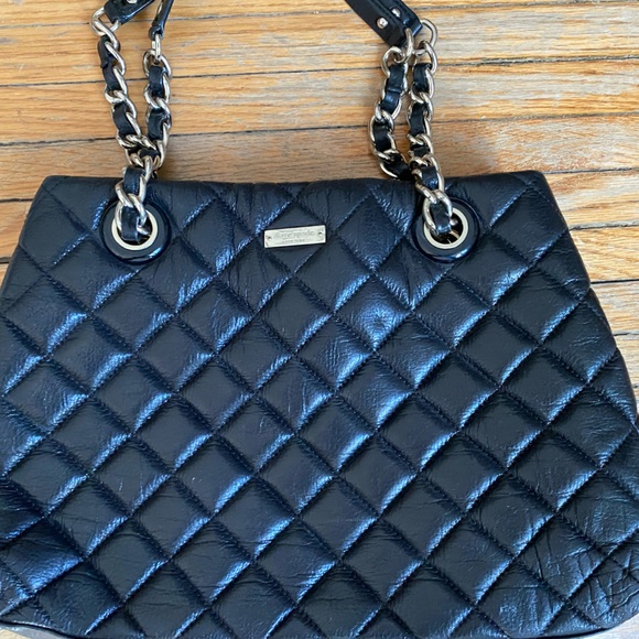 Kate Spade Quilted Black Purse - Picture 3 of 6